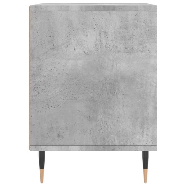 vidaXL sengeborde 2 stk. 40x35x50 cm konstrueret træ betongrå