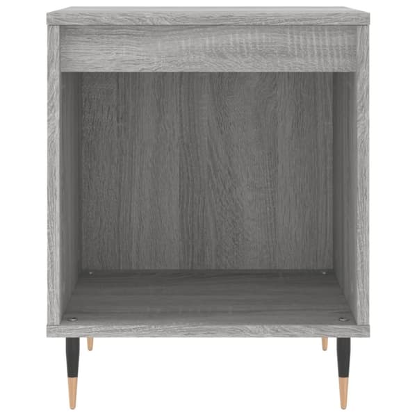 vidaXL Sängbord 2 st grå sonoma 40x35x50 cm konstruerat trä