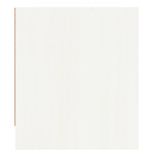 vidaXL Sängbord 2 st vit 40x31x35,5 cm massiv furu