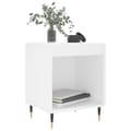 Miniatyrbilde 3 av 10: vidaXL Nattbord hvit 40x35x50 cm konstruert tre