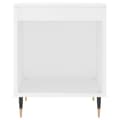 Miniatyrbilde 4 av 10: vidaXL Nattbord hvit 40x35x50 cm konstruert tre