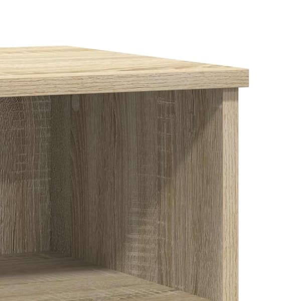 vidaXL Nattbord 2 stk sonoma eik 40x35x50 cm konstruert tre