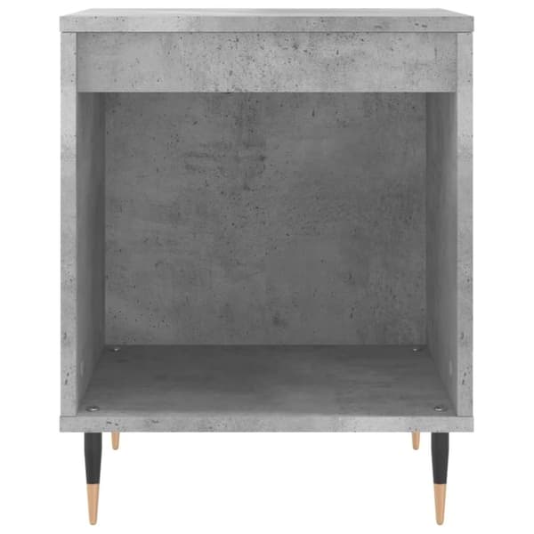 vidaXL sengebord 40x35x50 cm konstrueret træ betongrå