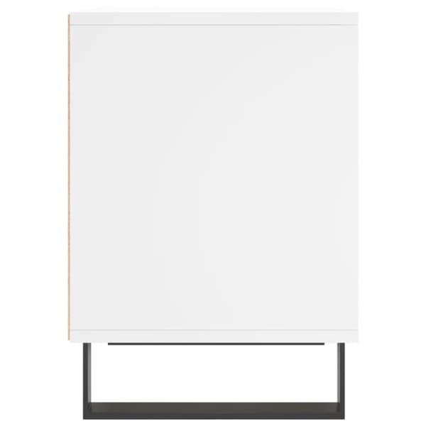 vidaXL Nattbord hvit 40x35x50 cm konstruert tre