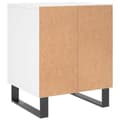 Miniatyrbilde 6 av 10: vidaXL Nattbord hvit 40x35x50 cm konstruert tre