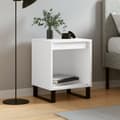 Miniatyrbilde 2 av 10: vidaXL Nattbord hvit 40x35x50 cm konstruert tre