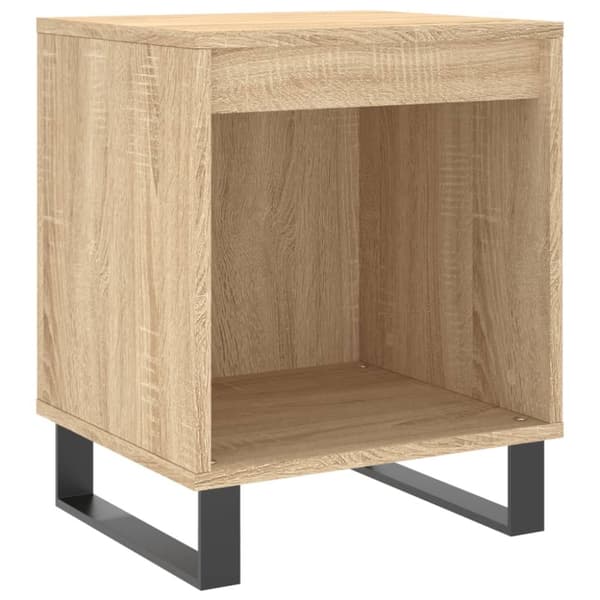 vidaXL Yöpöydät 2 kpl Sonoma-tammi 40x35x50 cm tekninen puu