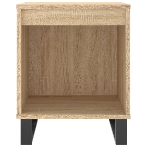 vidaXL Yöpöydät 2 kpl Sonoma-tammi 40x35x50 cm tekninen puu