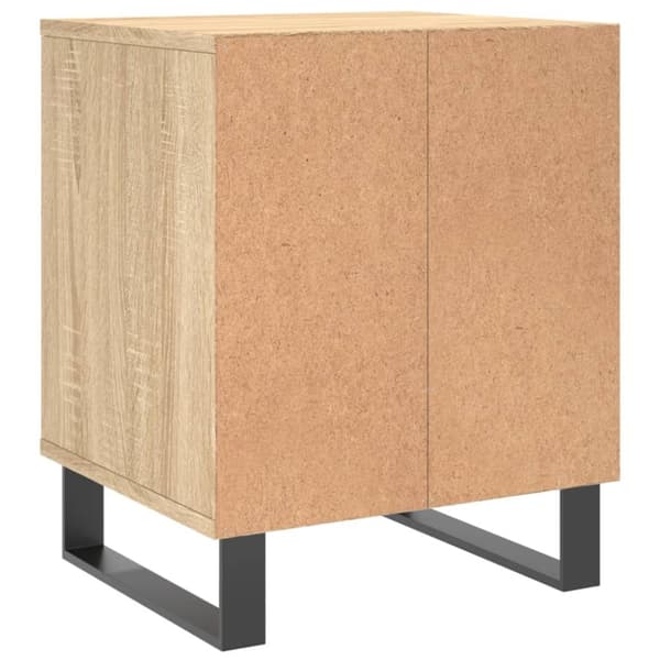 vidaXL Yöpöydät 2 kpl Sonoma-tammi 40x35x50 cm tekninen puu