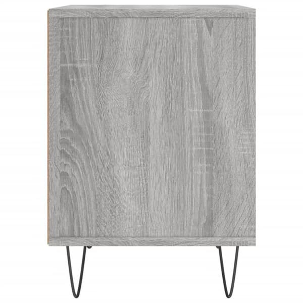 vidaXL Nattbord 2 stk grå sonoma 40x35x50 cm konstruert tre