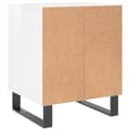 Miniatyrbilde 7 av 11: vidaXL Nattbord 2 stk høyglans hvit 40x35x50 cm konstruert tre