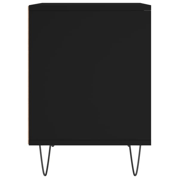 vidaXL Nattbord svart 40x35x50 cm konstruert tre