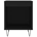 Miniatyrbillede 5 af 11: vidaXL sengeborde 2 stk. 40x35x50 cm konstrueret træ sort