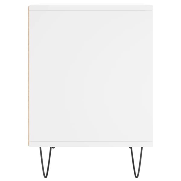 vidaXL Yöpöydät 2 kpl valkoinen 40x35x50 cm tekninen puu