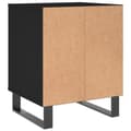 Miniatyrbillede 7 af 11: vidaXL sengeborde 2 stk. 40x35x50 cm konstrueret træ sort