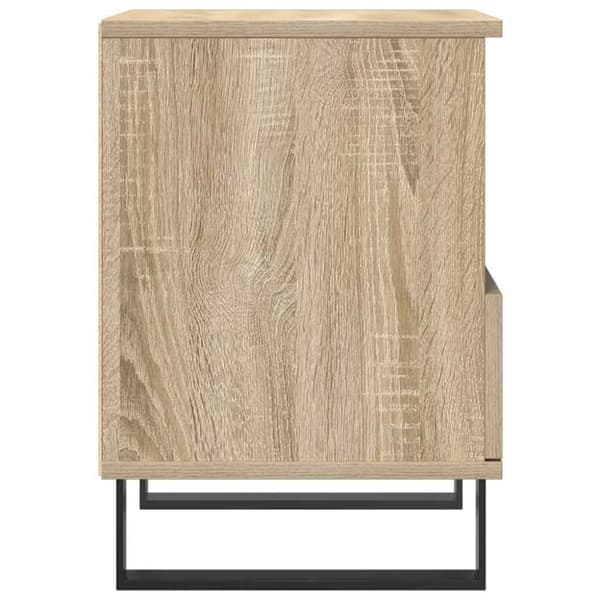 vidaXL Nattbord 2 stk sonoma eik 40x35x50 cm konstruert tre