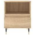 Miniatyrbilde 7 av 11: vidaXL Nattbord 2 stk sonoma eik 40x35x50 cm konstruert tre