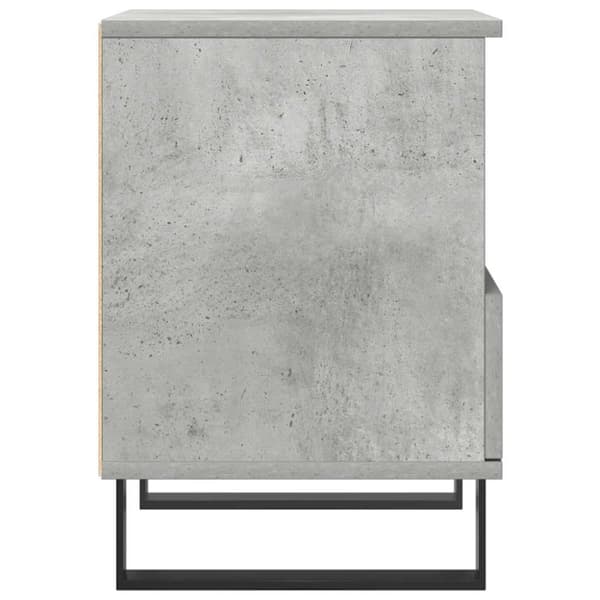 vidaXL Nattbord betonggrå 40x35x50 cm konstruert tre