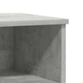 Miniatyrbilde 9 av 11: vidaXL Nattbord betonggrå 40x35x50 cm konstruert tre