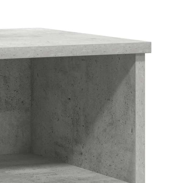 vidaXL Nattbord betonggrå 40x35x50 cm konstruert tre