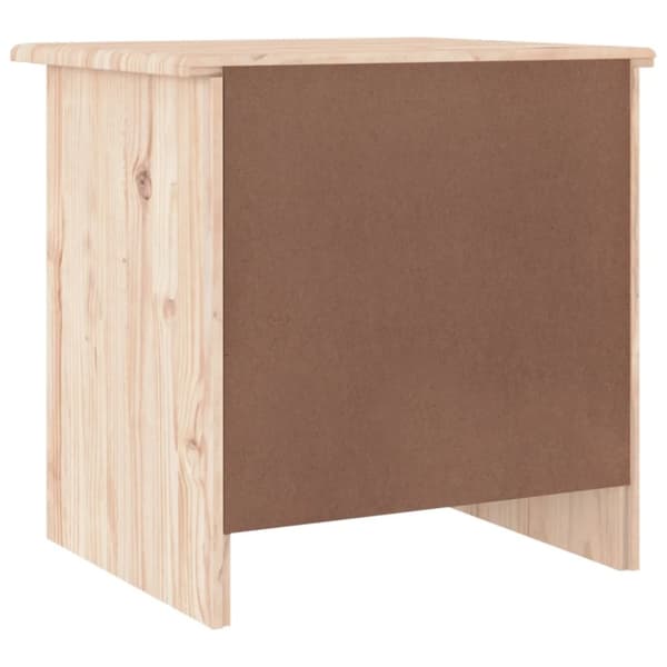 vidaXL sengebord ALTA 41x35x41 cm massivt fyrretræ