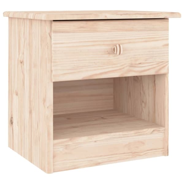vidaXL sengebord ALTA 41x35x41 cm massivt fyrretræ