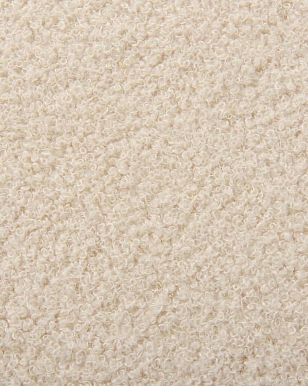 Sengebord Beige Boucle Polstret Design Natbord med Skuffe Minimalistisk Design Soveværelse Tilbehør Bord til Seng Sidebord