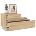 Pikkukuva 4 / 11: vidaXL Yöpöytä LED-valoilla Sonoma-tammi 70x36x40,5 cm