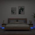 Miniatyrbilde 1 av 11: vidaXL Nattbord med LED 2 stk sonoma eik 40x39x37 cm