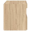 Miniatyrbillede 9 af 11: vidaXL sengebord med LED-lys 50x40x45 cm sonoma-eg