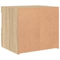Miniatyrbillede 10 af 11: vidaXL sengebord med LED-lys 50x40x45 cm sonoma-eg