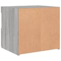 Pikkukuva 11 / 11: vidaXL Yöpöydät LED-valoilla 2 kpl harmaa Sonoma 50x40x45 cm