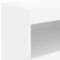 Miniatyrbillede 11 af 11: vidaXL sengebord med LED-lys 50x40x45 cm hvid