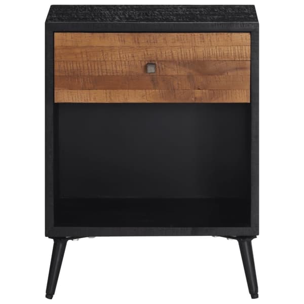 vidaXL Sängbord 40x30x50 cm massiv teak