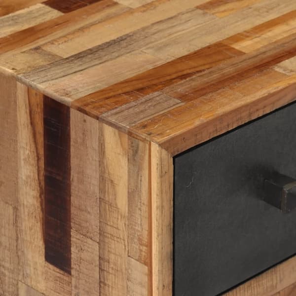 vidaXL sengebord 47x31,5x60 cm massivt teaktræ