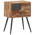 Miniatyrbillede 1 af 10: vidaXL sengebord 47x31,5x60 cm massivt teaktræ