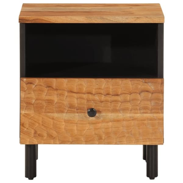 vidaXL Nattbord 40x33x46 cm heltre akasie