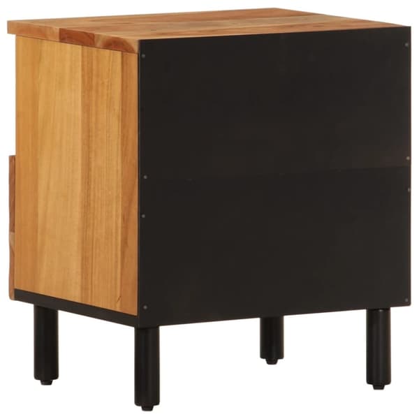 vidaXL Nattbord 40x33x46 cm heltre akasie