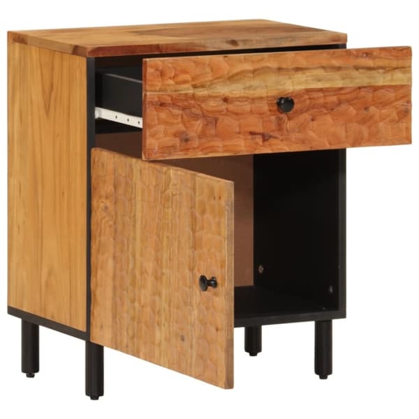 vidaXL Nattbord 50x33x60 cm heltre akasie