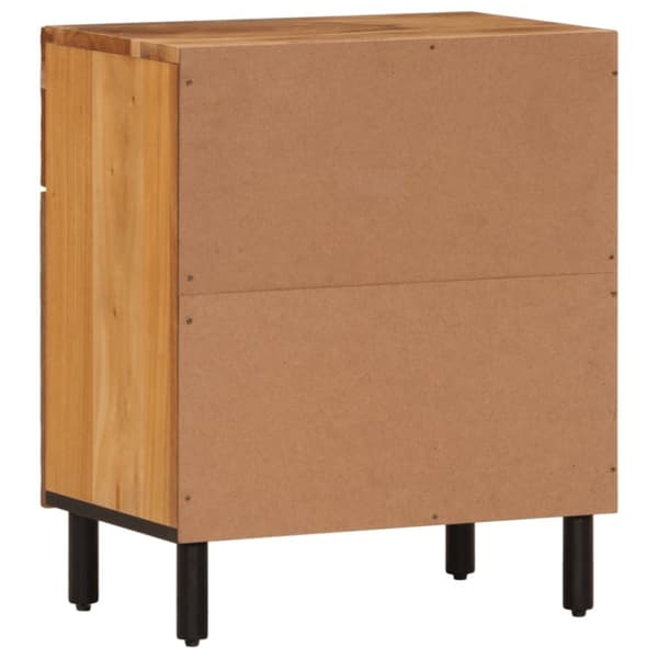 vidaXL Nattbord 50x33x60 cm heltre akasie