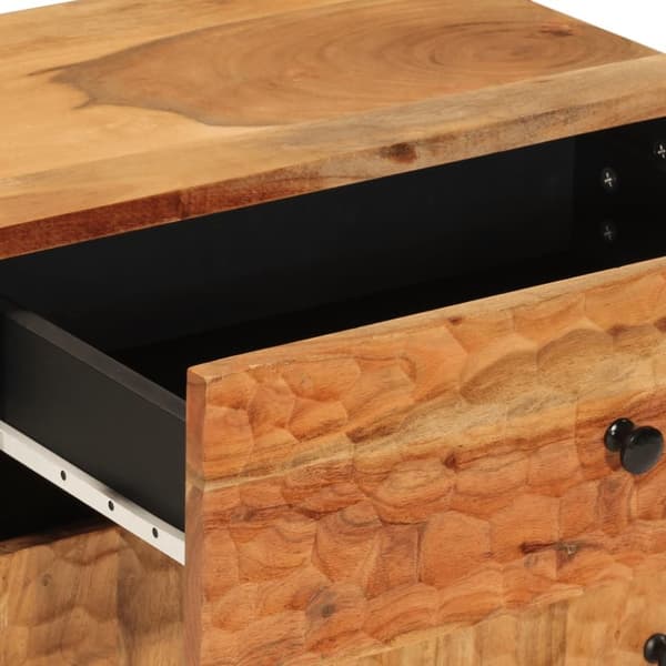 vidaXL Nattbord 50x33x60 cm heltre akasie
