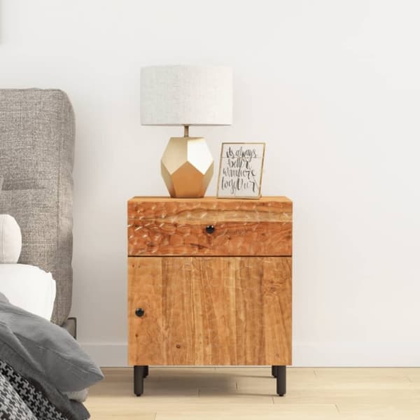 vidaXL Nattbord 50x33x60 cm heltre akasie