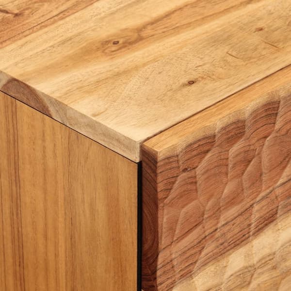 vidaXL Nattbord 2 stk 40x33x46 cm heltre akasie
