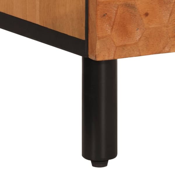 vidaXL Nattbord 2 stk 40x33x46 cm heltre akasie