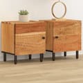 Miniatyrbilde 11 av 11: vidaXL Nattbord 2 stk 40x33x46 cm heltre akasie