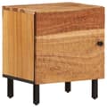 Miniatyrbilde 2 av 11: vidaXL Nattbord 2 stk 40x33x46 cm heltre akasie