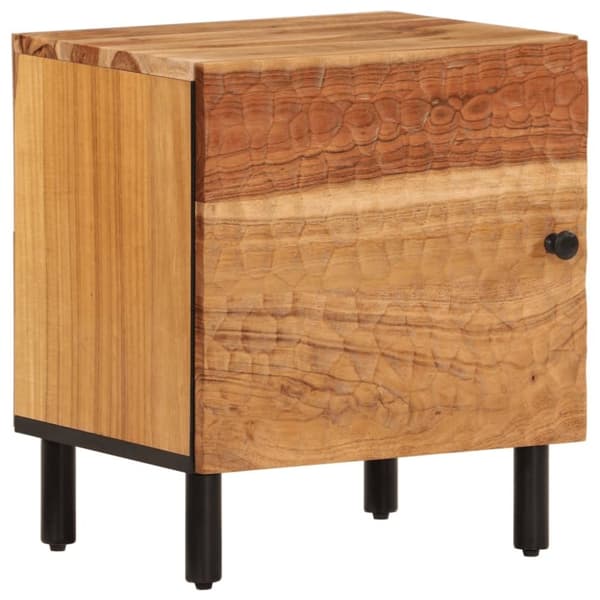 vidaXL Nattbord 2 stk 40x33x46 cm heltre akasie