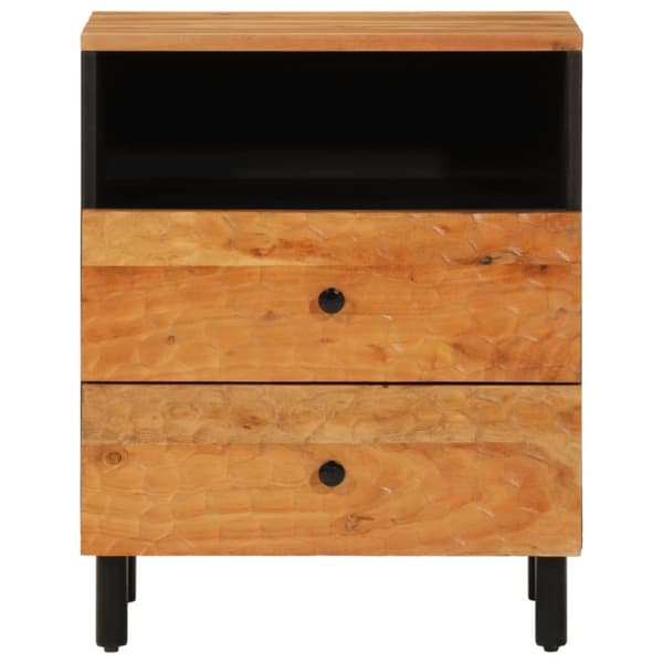 vidaXL Nattbord 50x33x60 cm heltre akasie