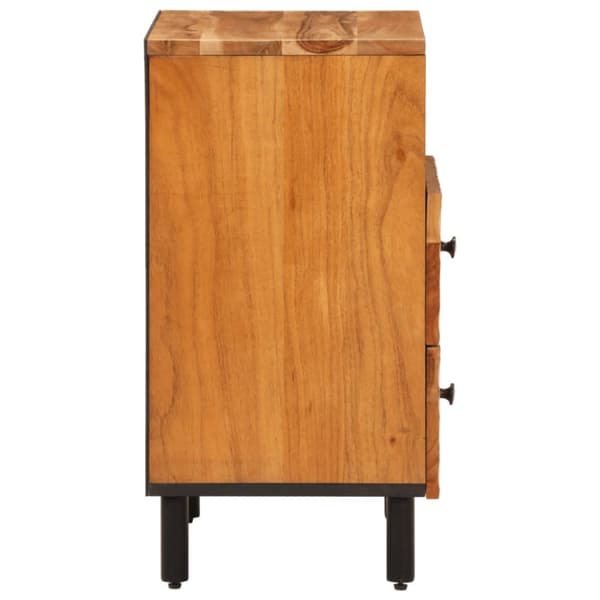 vidaXL Nattbord 50x33x60 cm heltre akasie