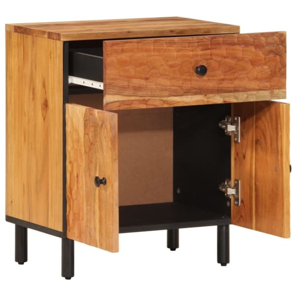 vidaXL Nattbord 50x33x60 cm heltre akasie